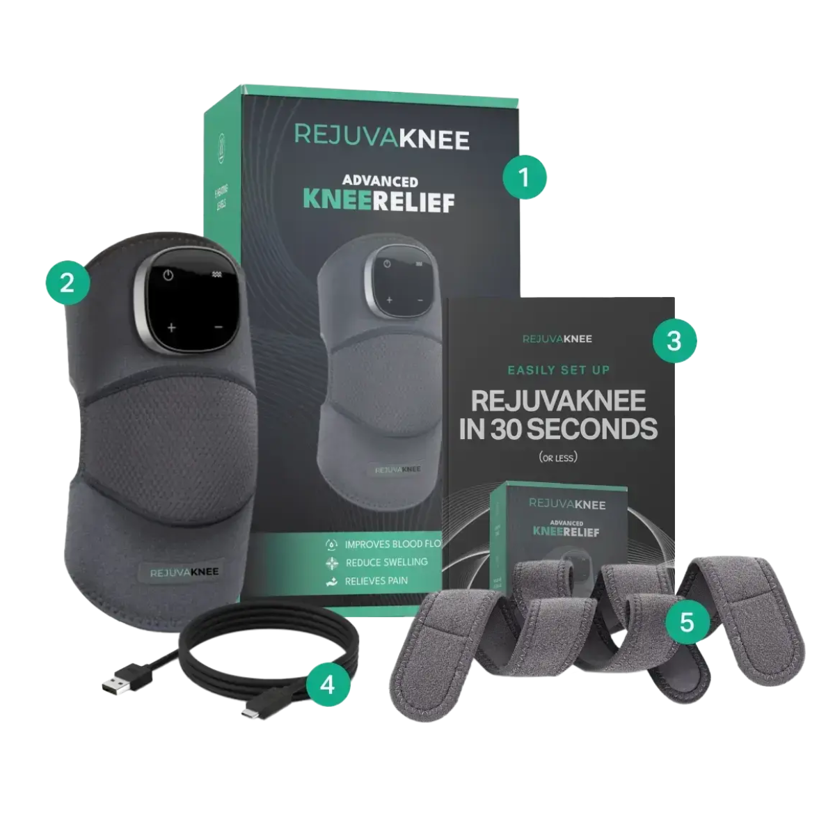 RejuvaKnee Massager Device